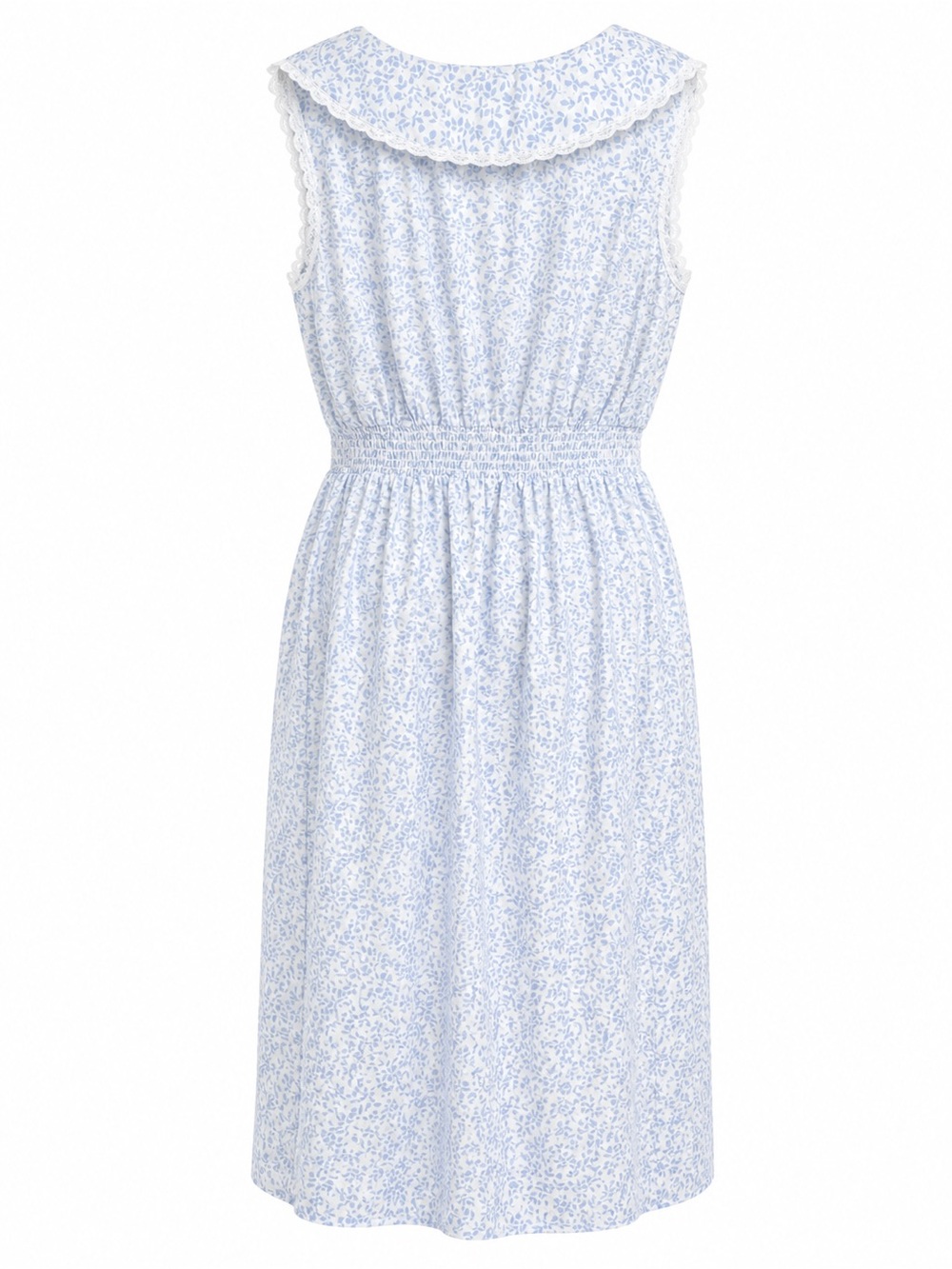 Patricia Lingerie Vintage Cottagecore Floral Midi Dress | Medium - Picture 3 of 7